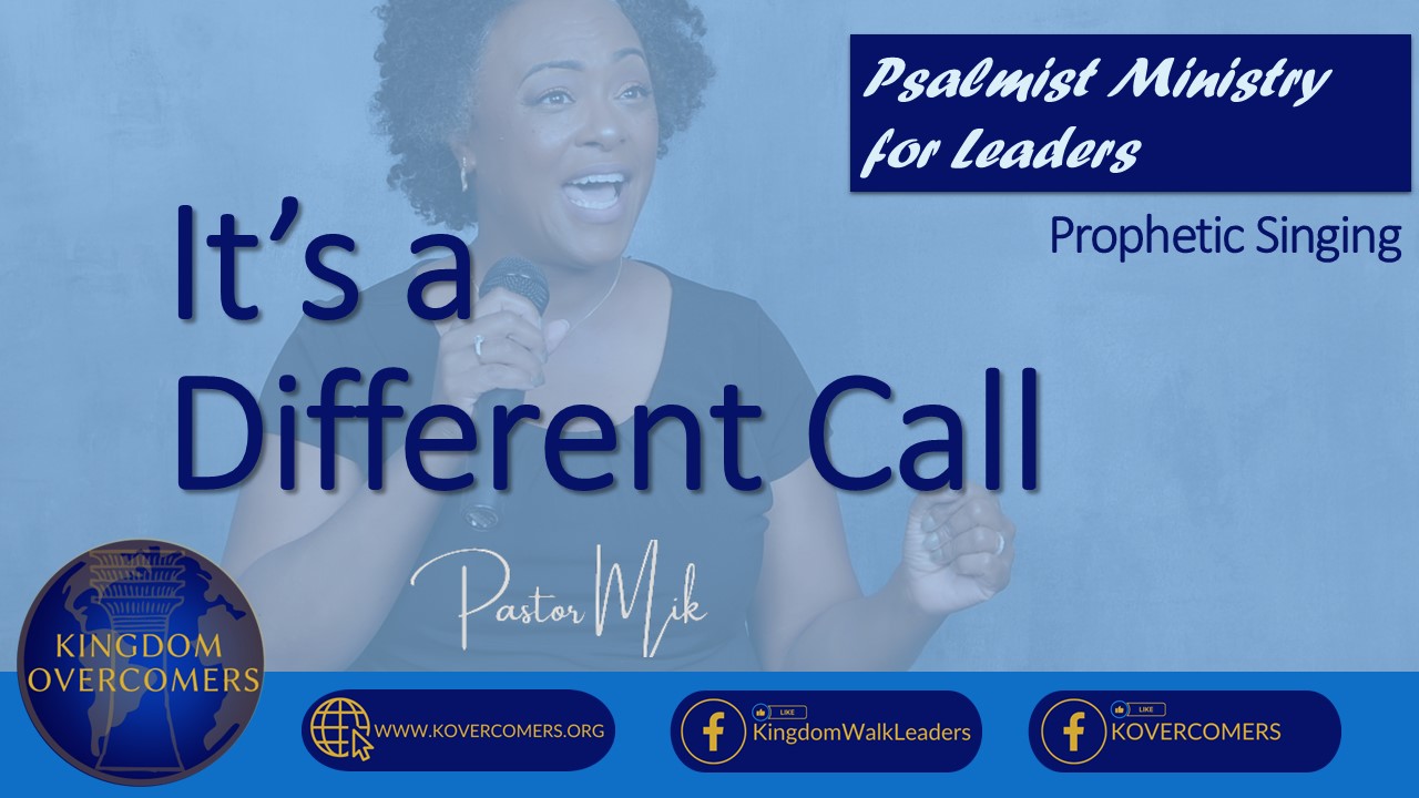 It’s a Different Call – A Song of the Lord