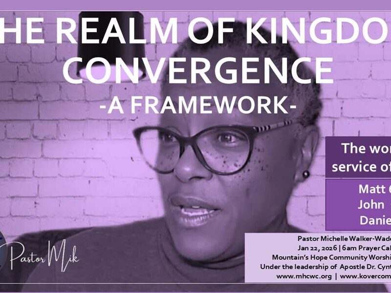 Kingdom Convergence and Angels BLOG