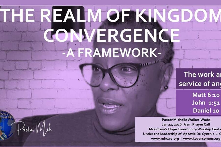 Kingdom Convergence and Angels BLOG