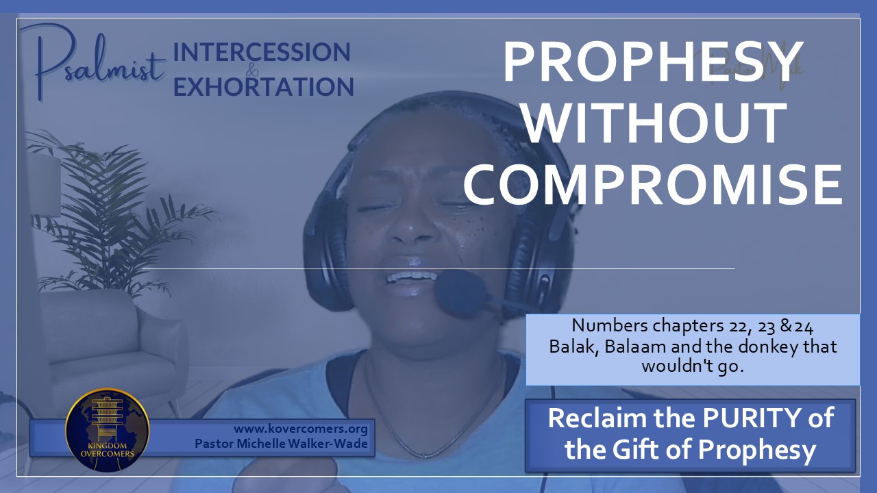 Prophesy Without Compromise – Psalmist prophetic release